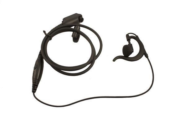 HDS-78 G-Shape Earpiece with in-line microphone and PTT